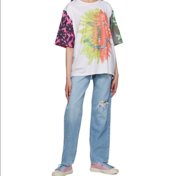 Levi’s ‘94 Baggy Mid Rise Straight Leg Jeans Distressed Medium Blue 25 26 29 30 - Picture 5 of 15